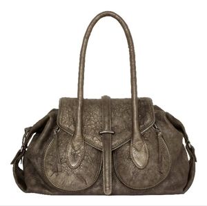 Botkier Bronze Leather Nomad Satchel large Y2K